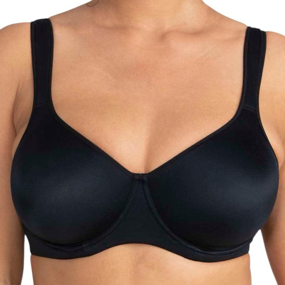 HSIA minimizer black 44DD Unlined Full Coverage underwire Bra NWT